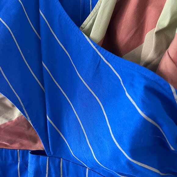 Target x Sammy B (BHM ) Women's A-Line Dress - Blue Gingham Checkered  - Size XX - Picture 2 of 4